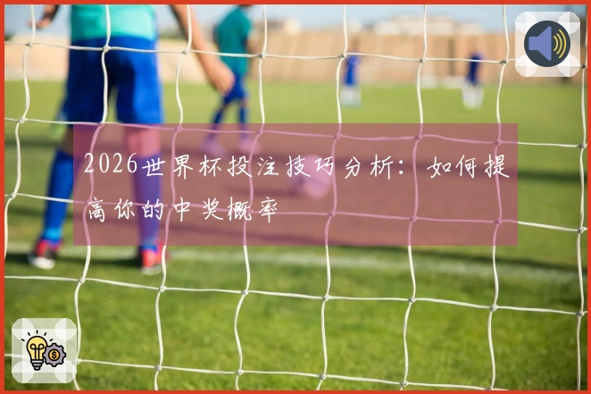 2026世界杯投注技巧分析：如何提高你的中奖概率